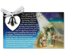 1home Weihnachtskarte mit Weihnachtsglocke – Legend of The First – Heilige Religiöse Geschichte