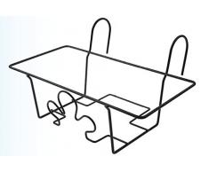 Filtex Blumenkasten aus Kunststoff, Silber, Einheitsgröße