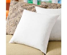 Simple Comfort Premium Kissen, 95% Federn / 5% Daunen 18 x 18 weiß