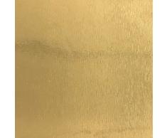 Klebefolie Metall-Optik Gold Gebürstet, Dekofolie Möbelfolie Tapeten selbstklebende Folie, PVC, ohne Phthalate, gold, 67,5cm x 1,5m, 120µm (Stärke: 0,12 mm), Venilia 53135