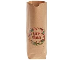 Mopec NE242.5 Geschenktüten aus Kraftpapier, 12 x 22,5 cm, 25 Stück, mehrfarbig