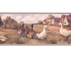 ZK60242B Tapetenbordüre Nature Duck Beige