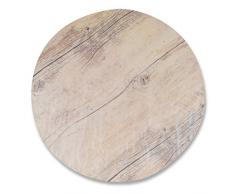 Garcia de Pou Tablett Rundes Holzimitat Ø 33 cm Melamin - 3 Un.