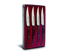 Arcos 807000 SteakMesser Set, Rostfreier Edelstahl, Schwarz, 30x20x5 cm, 4