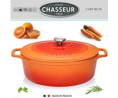 Chasseur - Gusseisen Bräter oval 31 cm - 6,0 L - Orange 4731