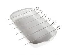 Berndes p501837 Grillspieße und Serviertablett, Edelstahl, 42 cm