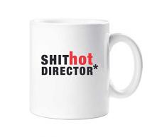 60 Second Makeover Limited 60SECMUG946 60 Second Makeover Shot Hot Director Tasse Herren Vatertagsgeschenk Geburtstag Weihnachten, keramik, weiß