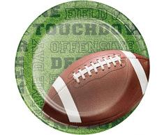 Creative Converting 345645 Dessertteller Herbst-Heckklappe, 17,8 cm, mehrfarbig