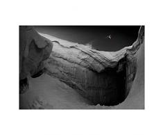 Eurographics Shortcut Aluminium-Dekoration, Rahmengröße: 24 x 36 x 1,25 Galerieverpackt, gebürstetes Aluminium