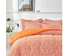 Joyreap Schmusetuch für den Sommer, 3-teilig King(1 Quilt + 2 Pillow Shams) Orange