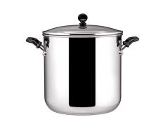Farberware Classic Series Kochtopf mit Deckel aus Edelstahl regulärer Deckel 11 Quart silber