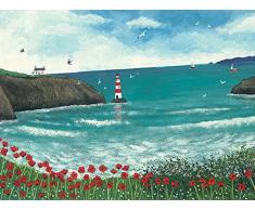 Jo Grundy Leinwanddruck, Holz, Mehrfarbig, 60 x 80 cm