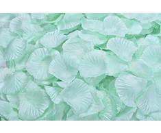 Lothringen Hochzeit Tisch Dekoration Seide Rosenblätter Blumen Konfetti Light Aquamarine