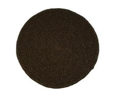 Wrapables Platzdeckchen, rund, Strohhalm, Olivgrün, 4 Stück