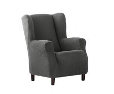 Eysa Cora bielastisch Sofa überwurf 1 Sessel Farbe 06-grau, Polyester-Baumwolle, 36 x 27 x 9 cm