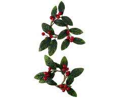 Worth Imports, Buchsbaum & Berry Kerze Ring, Set 2, 3,2 cm 2 Stück