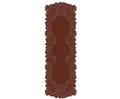 Heritage Lace Leaf 20 von 152,4 cm Mantel Läufer, Dark Paprika
