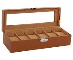 Item Int Schmuckkästchen, Kunstleder, 30 x 10 x 8 cm, Braun, 3010 x 8 cm