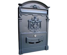 Fine Art Lighting Briefkasten, Aluminium, 25,4 x 8,9 x 40,6 cm, inkl. 2 Schlüssel