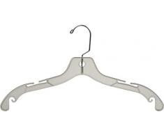 Der Great American Kleiderbügel Company Kunststoff Top Kleiderbügel, klar (100 Stück)