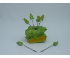Drei Star yp210 Cocktail Picks Sweet Corn Polyresin Esszimmer, grün