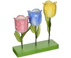 ATD® 30233 DREI Tulip Teelichthalter mit Ständer