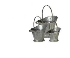 Cbk 150771 Pflanzgefäß, verzinkt, 3 Stück