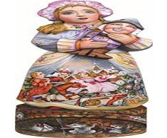 G. Debrekht Clara mit Nussknacker, geschnitztes Holz, handbemalt, 35,6 cm