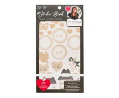 American Crafts 30 Sheet Sticker Book Gold Foil Jen Hadfield Stickers Stickerbuch