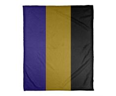 ArtVerse NFS Baltimore Football Stripes Decke Coral Fleece, 60 x 80, Main
