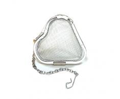 Norpro Herz Tee-Ei, Silber