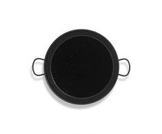 Metaltex 7398220000 Paella-Pfanne, emaillierter Stahl, Schwarz