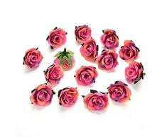 Silkflowers.com Seidenblumen in Großhandel Seidenblumen für Hochzeiten, Kunstblumen, Geburtstag, Party, Dekorative Geschenke, Blumen, DIY Accessoires, 30 Stück rosarot