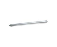 EGLO LED Wandlampe Cumbrecita, 1 flammige Wandleuchte, LED Spiegelleuchte aus Stahl und Kunststoff, Badezimmer Lampe in Chrom, weiß , LED Feuchtraumleuchte, IP 44, L: 92 cm