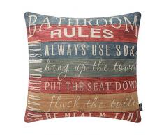 TRENDIN Dekorativer Kissenbezug 45,7 x 45,7 cm, Landhaus Landhaus Veranda, quadratische Form 18X18 Mehrfarbig 2