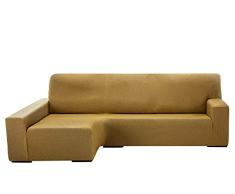 Martina Home Sofaüberwurf Chaiselongue, elastisch, Beige, linksseitig, 240-280 cm