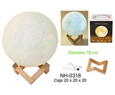 ROYMAR Moon Light 18 cm USB Home Lampen, Innenbeleuchtung, mehrfarbig