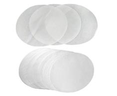 LQQDD Pergament Papier Kreise Backförmchen Papier, 30,5 cm Durchmesser Antihaft Rund Pergament Papier Blatt für Kuchen Backen, Kochen, Dutch Oven, Air Fryer, cheesecakes Geeignet, tortillapresse