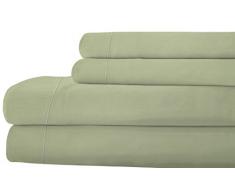 RDM Koncept T820 Tabelle-Set massiv gekämmte Baumwolle Satin, Stumpenkerze, Duft, California King