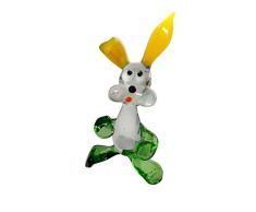 EE Glass Glasfigur, Hase, mundgeblasen, 11,4 cm
