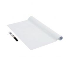 Venilia inklusiv Tafelfolie Whiteboard Schreibtafel-Folie inkl. Stift selbstklebend, Weiss, ohne Phthalate, 45 cm x 1,5 m, 150µm (Stärke: 0,15 mm), 53005, PVC, 150 x 45 cm