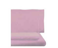 LASA Bettwäsche-Set, 100% Baumwolle, Perkal, Fadenzahl 200, Orchidee, 191 x 260 cm, 108 x 45 x 130 cm