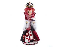 Kurt S. Adler 17.5-Inch Hollywood Queen of Hearts Nutcracker Nussknacker, Mehrfarbig