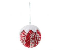 BigBuy Christbaumkugeln 10 cm rot