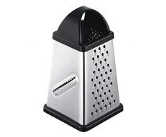 Jean-Patrique Edelstahl Vierseitige Lebensmittelreibe ideal für Käse, Gemüse und Ingwer | Schneiden Schneiden Schneiden Schneiden Schneiden Kochgeschirr