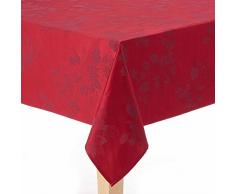 BIG Weihnachten rot Weihnachtsstern Tischdecke Stoff von The One, rot, 60 x 102 Oblong