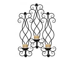 Deco 79 Kerzenleuchter, Metall, 76,2 x 53,3 cm