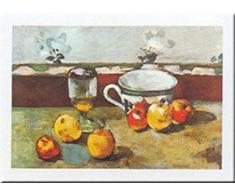 Buyartforless Paul Cezanne Kunstdruck, Motiv Äpfel, Tasse und Glas, 50,8 x 28 cm