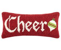 Peking Handicraft Lendenkissen aus Wolle, Mehrfarbig