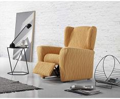 Zebra Textil Sofa, Gelb, Relax